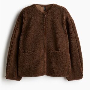 Brown fuzzy jacket